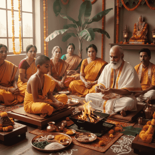 Yagyopaweet (janeu) Sanskar pooja Yagyopaweet (janeu) Sanskar pooja - Image 1